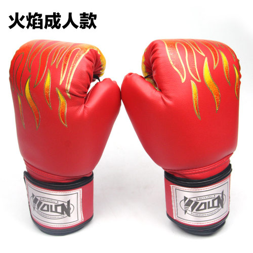 Boxing gloves Sanda Taekwondo Boxing Training Gloves flame t