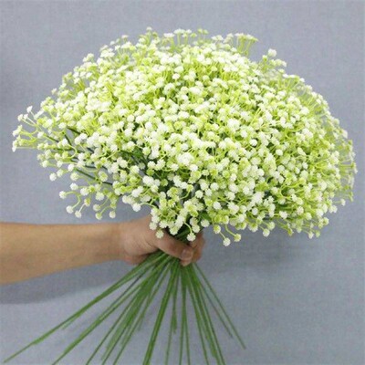 10pcs Baby Breath Flowers Gypsophila For Wedding Bouquets