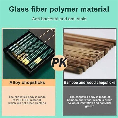 Reusable Chopsticks For Home Use Anti-Slip Sturdy