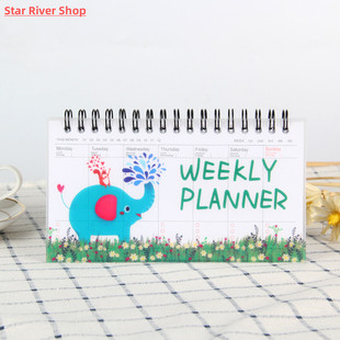 Kawaii Weekly Planner Notebook Journal Agenda 2023 2022 Cure