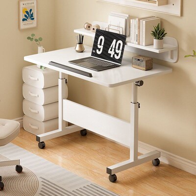 Foldable computer painting desk adjustable bedside table