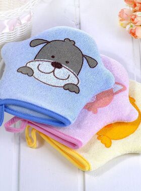 Cotton Baby Bath Shower Brush Super Soft Cute Animal Modelin