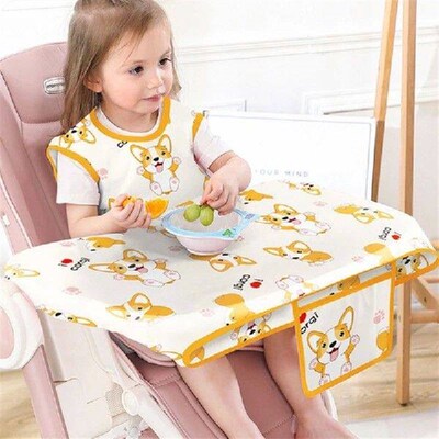 Feeding Towel for Baby Boys Girl 6M-4Y Water Proof Towel