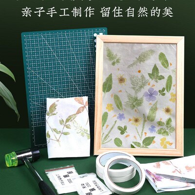 Plant TieDyeing Kit DIY Graffiti Tool for Kids in Kindergart