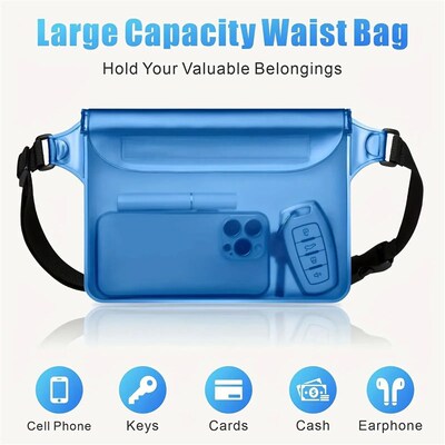 Waterproof Mobile Phone Storage Bag for Swimming, Rafting, a