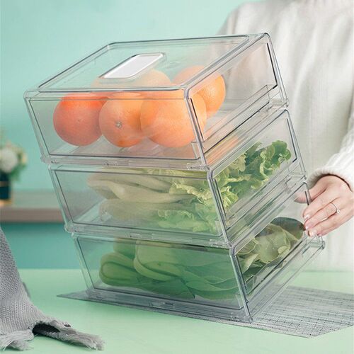 Drawer Refrigerator Storage Box Fruit Vegatable Fresh-keepin