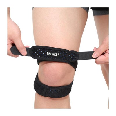 Gym Sports Kneepad Patella Support Pad Knee Wrap Strap Band