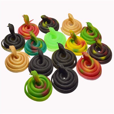 Soft Rubber Toy 80cm Snake Safari Garden Props Joke Prank Gi
