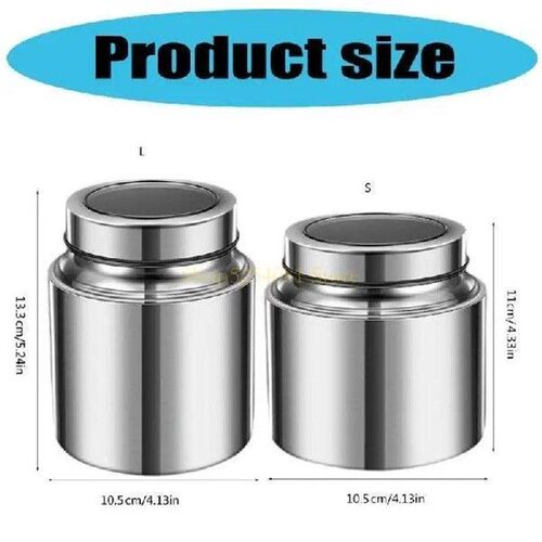 AXYC Functional 304 Stainless Steel Seal Storage Jar for