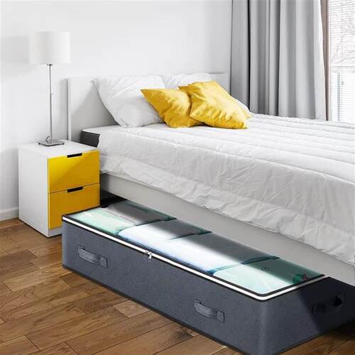 Clear bed bottom storage box Dust storage bag for clothes
