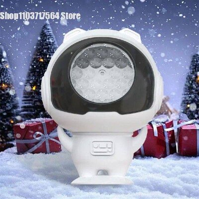 2024 new snowstorm pattern rotating projection light USB