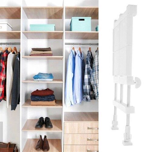 Partition Convenient Tension Shelf Closet Storage Organizer