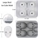 Cube Ice Mold Large Silicone Tray Skull