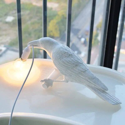 Modern Lucky Bird Table Lamp Bedroom Bedside Living Room Tab