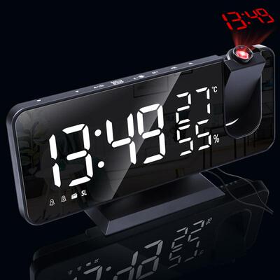 LED Digital Alarm Clock Watch Table Electronic Desktop Clock