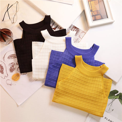HELIAR 2020 Summer Crop Tops Female Knitted Camis Street Sol