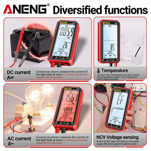 ANENG 620A Pro Smart Multimeter AC/DC Voltage Meter Multites