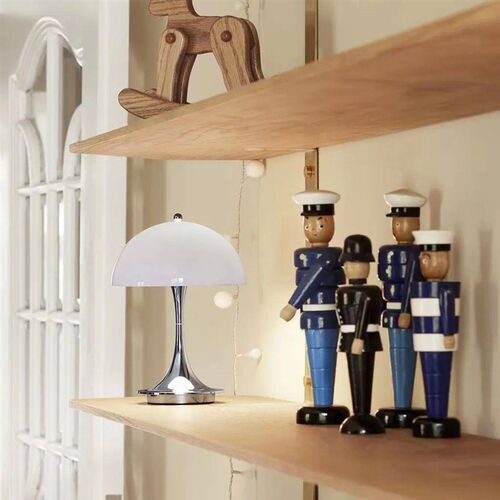 Wireless rechargeable lamp Portable Metal LED Dimming Metal