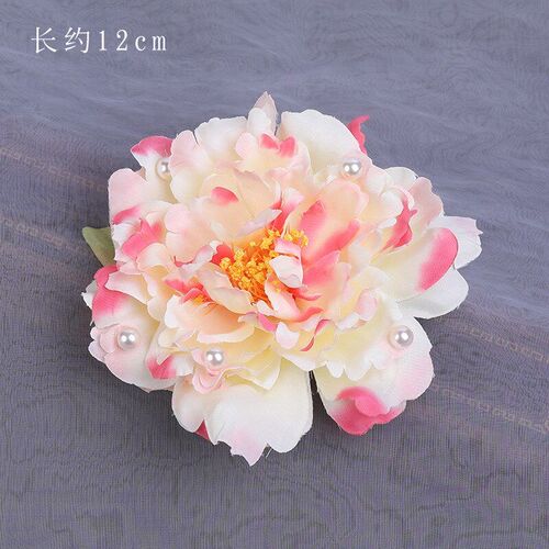 Flower Hairpin Hanfu Accessory Tang Style Silk Flower Headdr