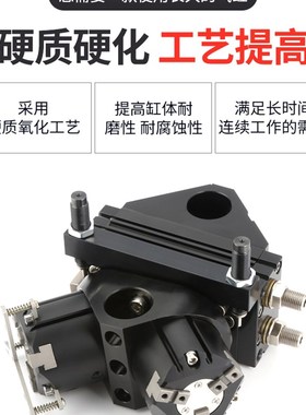 数控机床上下料桁架机械手1度旋转换向夹持气缸RML车床自动化