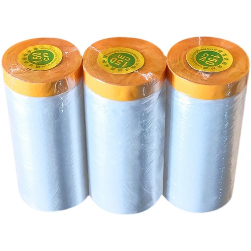 和纸油漆遮蔽膜保护膜美纹纸胶带装修喷漆喷涂墙面遮壁膜家具工地