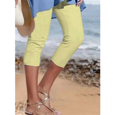 2025 Womens Plain Casual Leggings
