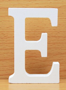 8 CM Letras Decorativas Grandes White Wooden Letters Home De