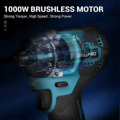 20+1 Torque 1/4inch Brushless Electric Screwdriver 280N.m Co