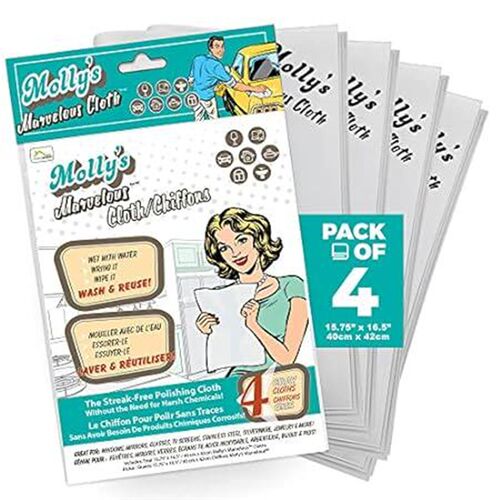 Mollys Marvelous Cloth, Streak-Free, Lint-Free Microfibe