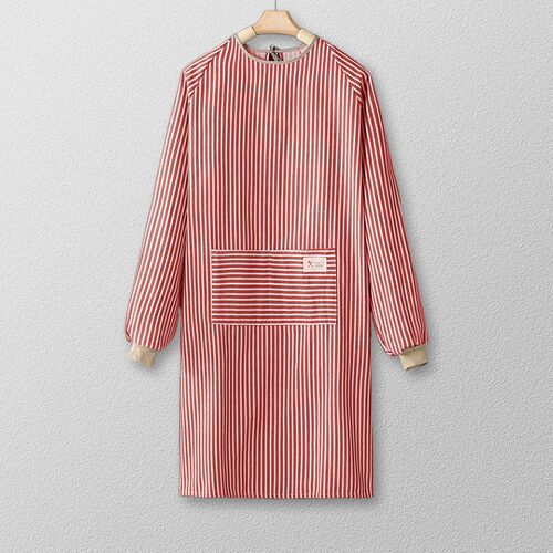 Long Sleeve Apron for Women Home Kitchen Workwear Japanese W