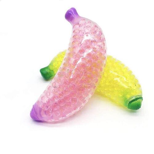 Banana Squeeze Toy Slow Bouncng Ball Sss Relef Sensory