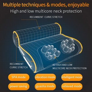 Neck Shoulder Massage Electric Massager Pillow Back Waist