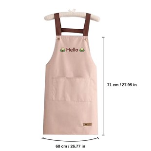 Apron for Women Waterproof Oilproof Fashionable Cooking Dini