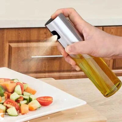 1pc 1ml Olive Oil Sprayer, Spray Bottle,Kitchen Cooking Oi