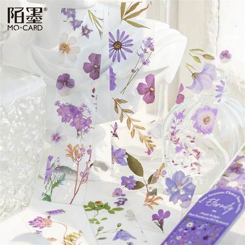 PET Bookmark Flowers for Pages Book Marks for Readers Retro