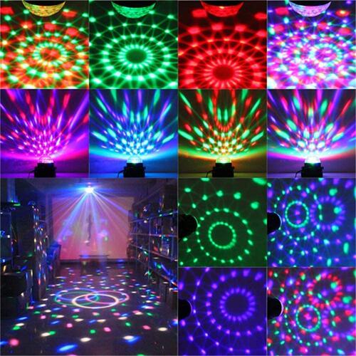 Disco Ball DJ Party Sound Activated Rotating Light 3W LED