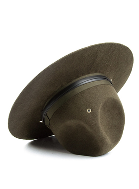 X047 U.S. Marine Corps Adult Wool Fedora Hats Adjustable Siz