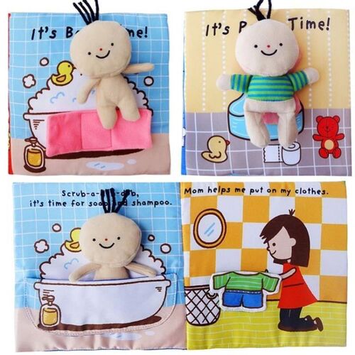 Baby Book Soft Cloth Books Toddler Newborn Early Learning De