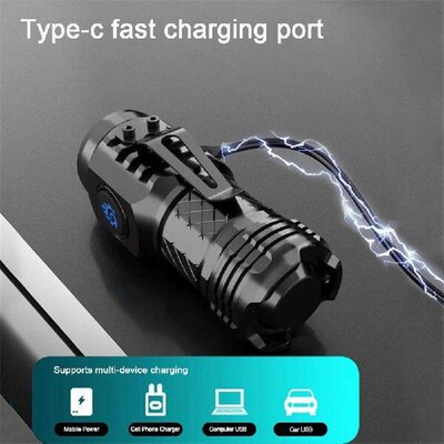 Bright LED Flashlight 20W High Lumens Mini Flashlights
