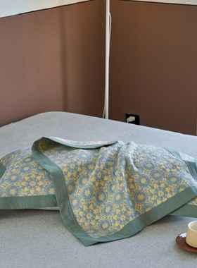 202新款0支细纱全棉枕巾家用一对装三层纱夹棉枕巾55xcm亲肤