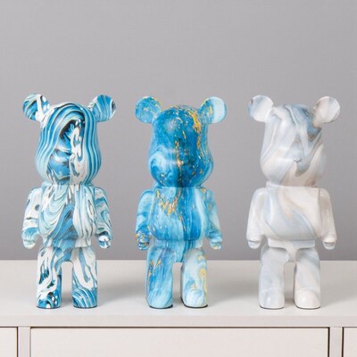 Home Decoration 28Cm Piggy Bank 400% Be@rbricks Statue Viole