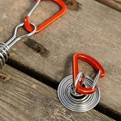 Outdoor Camping Octopus Rope Buckle Camping Deck Nail Stainl
