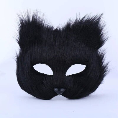 Fox Shape Fox Masks Half Face Eye Mask Cosplay Props