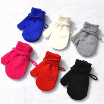 Knitted Gloves Thick And Warm Sturdy Winter Fashion Gloves
