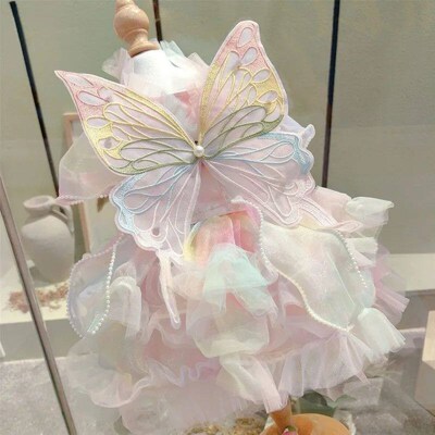 Summer Pet Dog Wedding Princess Clothes Pet Dog Dress For Do