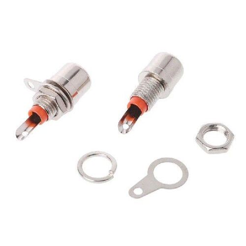 10 Pcs Nickel Plated RCA Phono Chassis Panel Mount Female