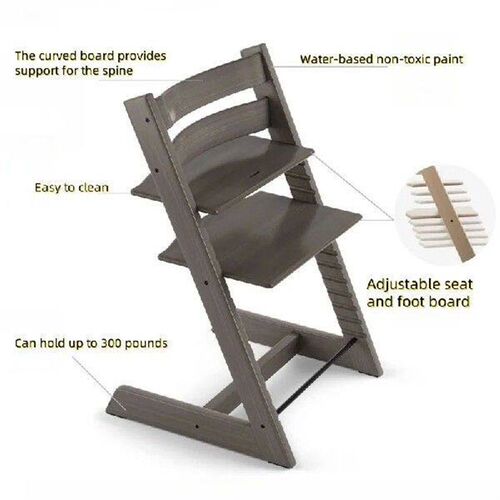 Baby Chair Solid Wood Dining Chair For Baby Chair