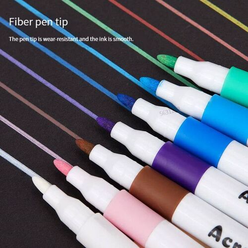 12/60 Colors Acrylic Marker Rock Painting Kit for Kids Child