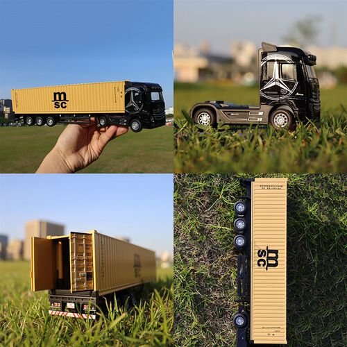 1/50 Diecast Alloy Truck Toy Car Model Removable Engineering