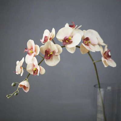 110CM 11 Heads Silk Orchid Phalaenopsis Flowers DIY Wedding